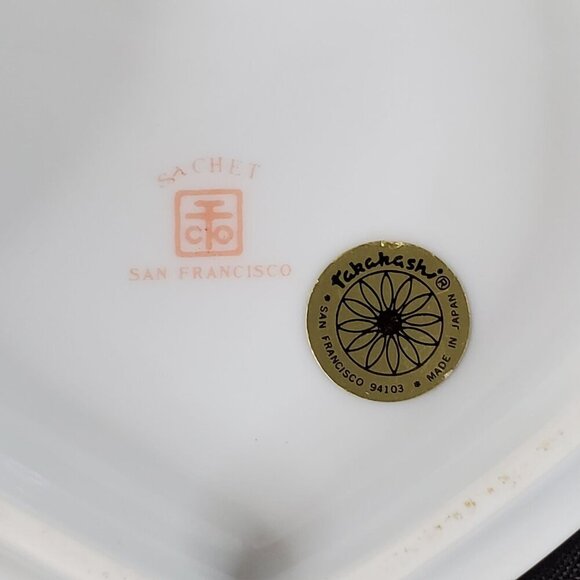 VTG TAKAHASHI Heart Shape Floral Porcelain Trinket/Jewelry Box Made In Japan - Picture 4 of 10